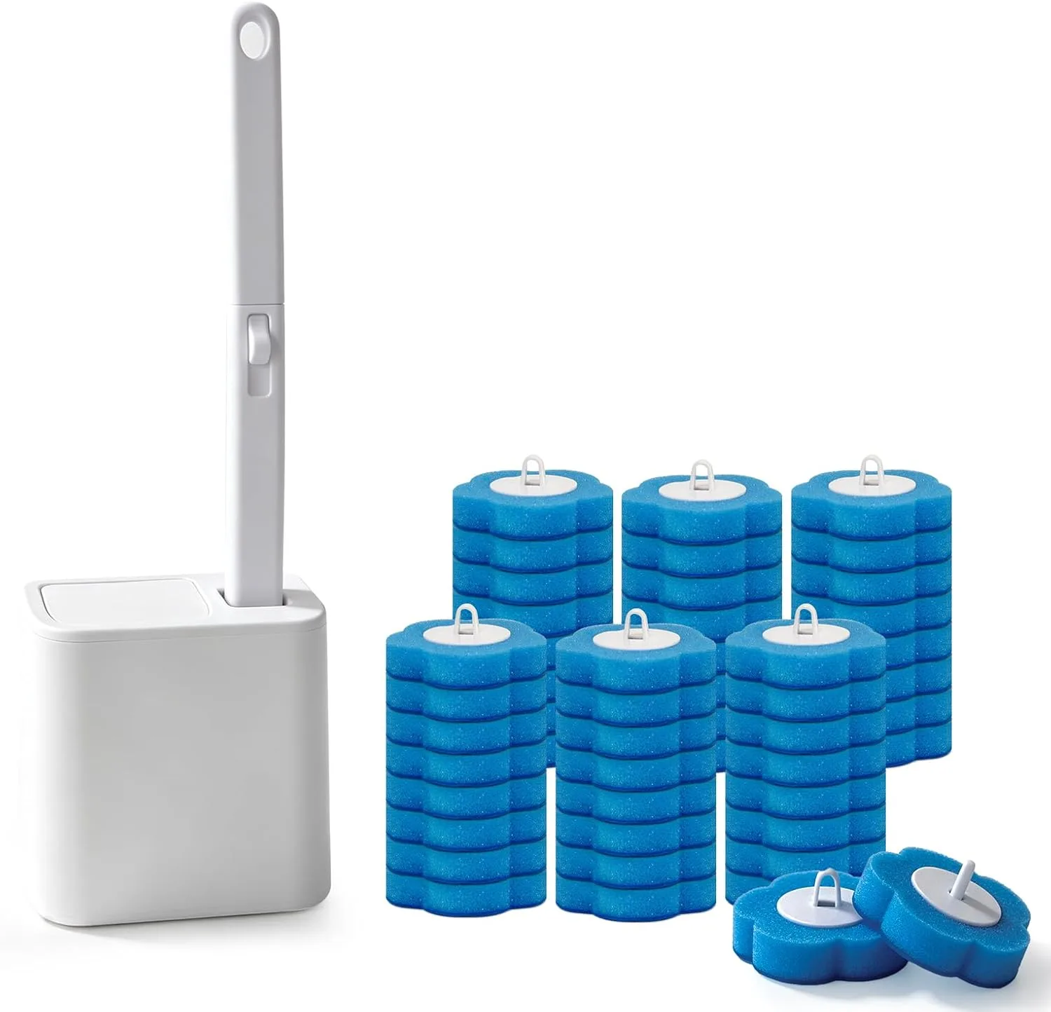 Auto-Lid Bundle - Wand + Caddy + 48 Refills